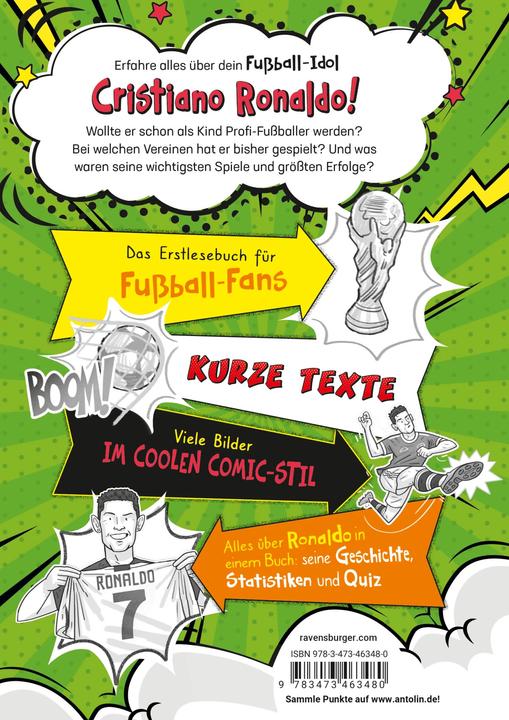 Image du produit Ravensburger Fussball-Stars - Alles über Ronaldo (Allemand, Ulrich Thiele, Simon Mugford, Dan Green, 2024)