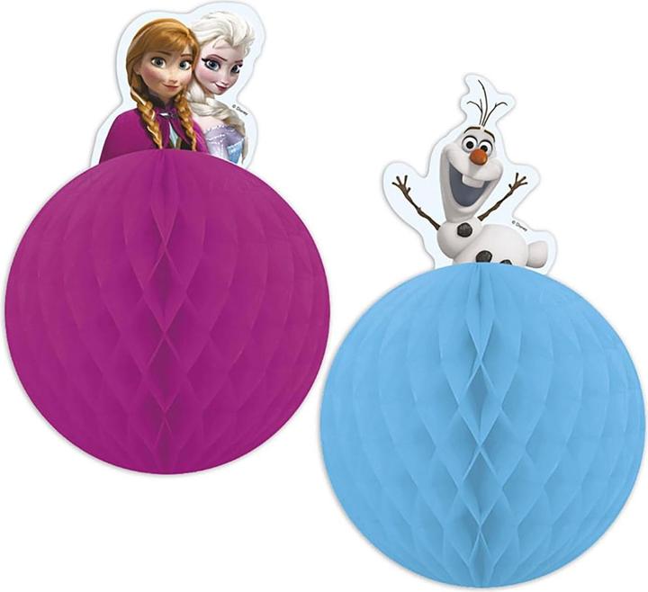 Image du produit Disney Frozen Décoration de fête en nid d'abeille en papier de soie (pack de 2)