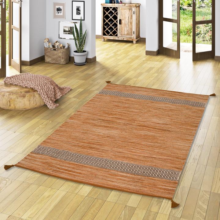 Immagine prodotto Pergamon Tappeto kilim in cotone naturale Toscana (140 x 200 cm)