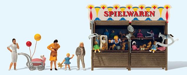 Image du produit Kirmes Verkaufsbude Spielwaren H0