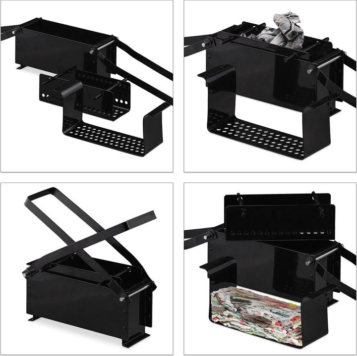 Actual product image Relaxdays Paper briquette press