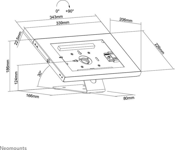 Immagine prodotto Neomounts Supporto da tavolo/a parete per tablet