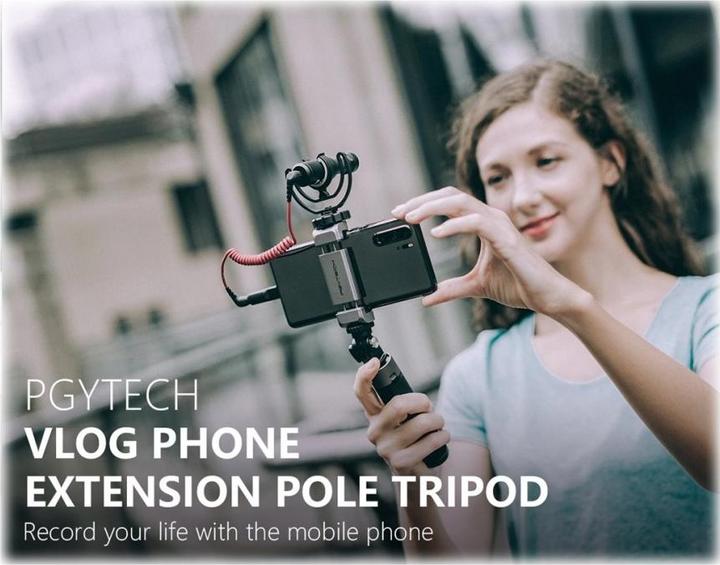 Image du produit Pgytech Perche d'extension pour téléphone Tripod VLOG (Matières plastiques)