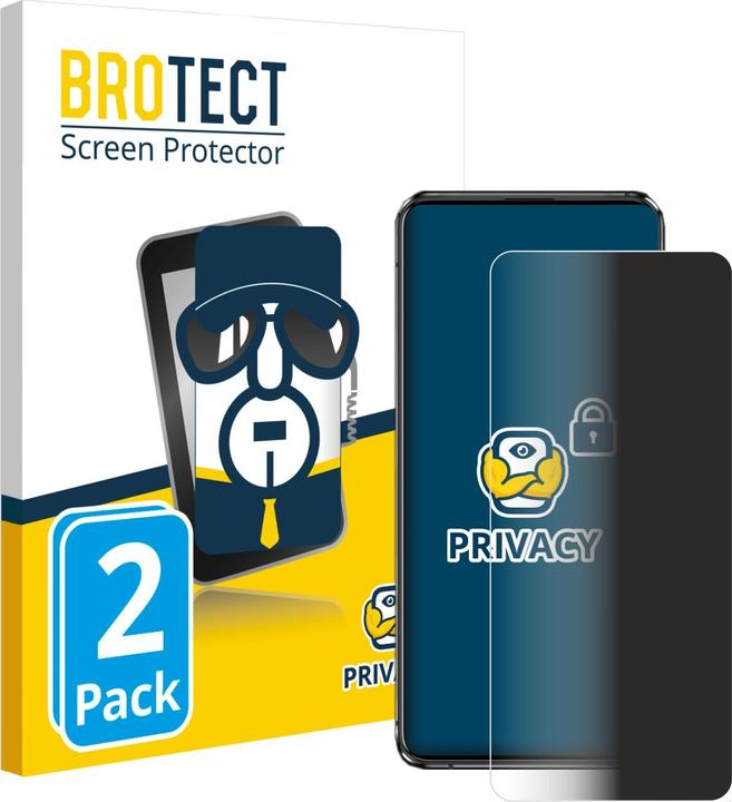 Actual product image BROTECT Privacy Protector (2 Piece, Asus Zenfone 7)