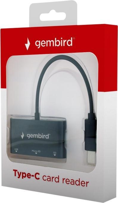 Actual product image Gembird UHB-CR3-02 (USB-C)