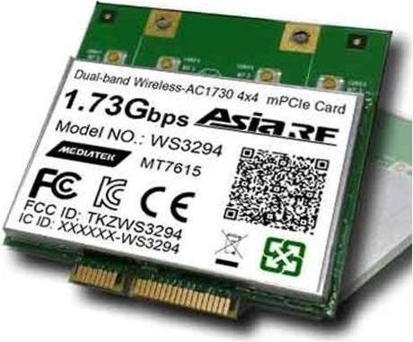 Actual product image Turris RTROM01-WS3294 - MOX/Omnia WiFi 5 GHz Card Add-on (mPCIe)
