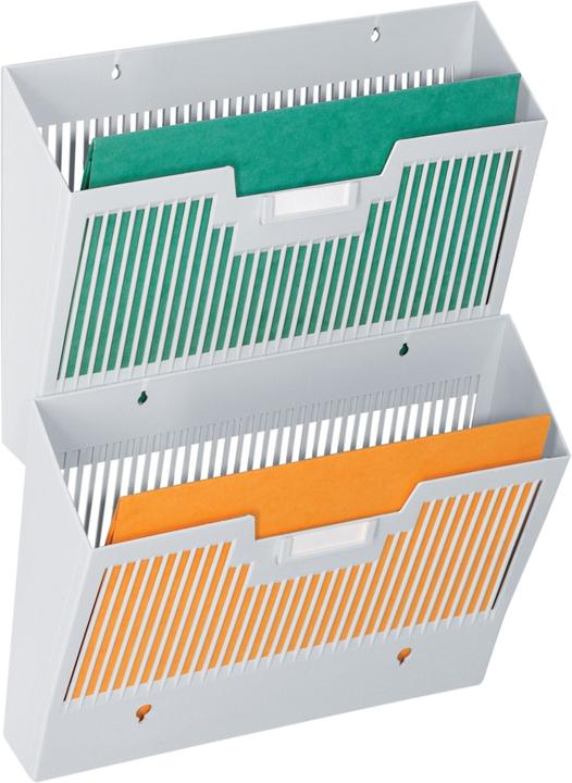 Produktbild Cep Wandprospekthalter First, DIN A4, 1 Fach, grau (A4)