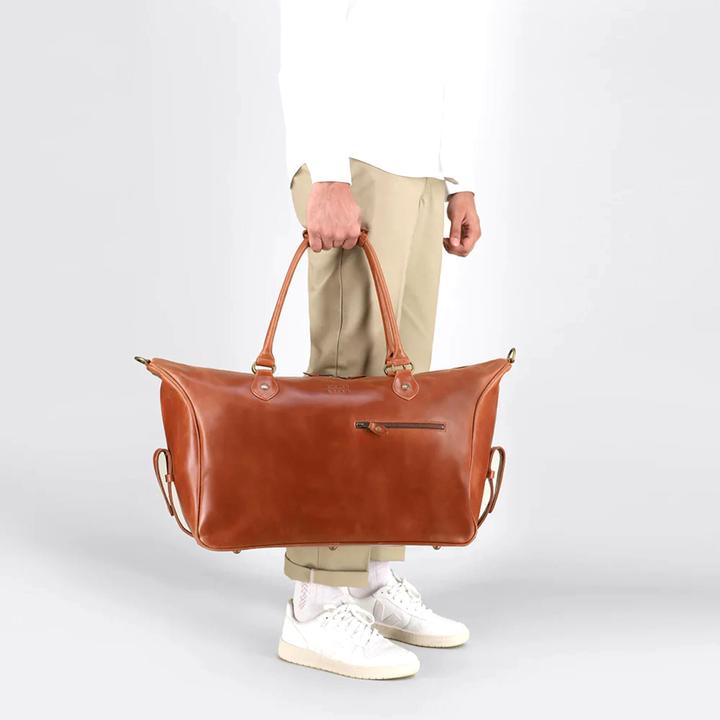 Actual product image Buckle & Seam Leather weekender Linwood Cognac / (37 l)