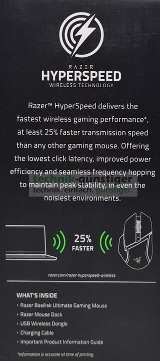 Produktbild Razer Basilisk Ultimate (Kabellos)