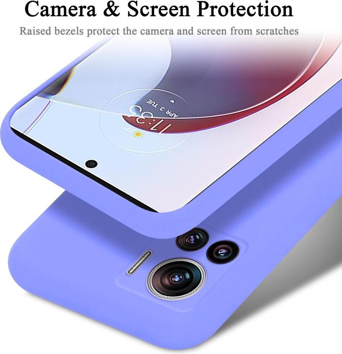 Produktbild Cadorabo TPU Liquid Silicone Case Hülle für Motorola EDGE 30 ULTRA / X30 PRO (Motorola Moto X30 Pro)