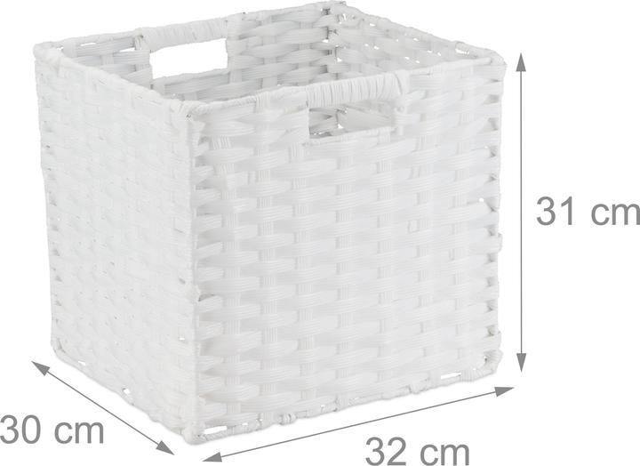Actual product image Relaxdays 2x Storage-Baskets (2 x, 32 x 30 x 31 cm)