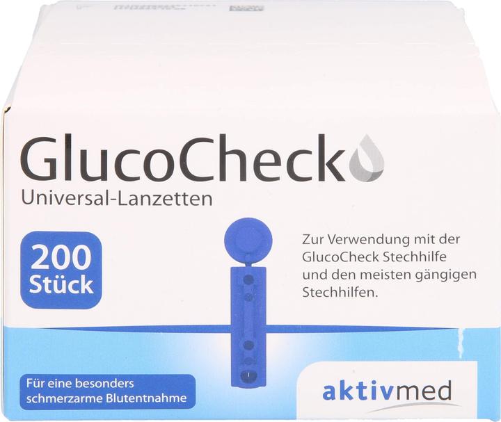 Actual product image Aktivmed GLUCO CHECK Universal Lancets, 200 pcs LAN (Lancets)
