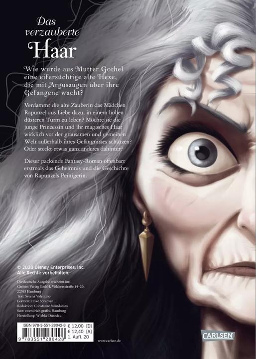 Immagine prodotto Disney - Villains 5: I capelli incantati (Walt Disney, Serena Valentino, Tedesco)