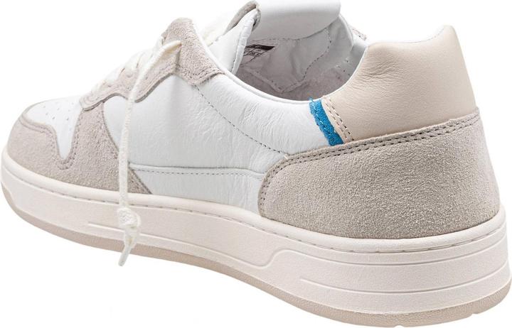 Produktbild D.a.t.e. sneakers court 2.0 in leather and suede color white and bluette (43)