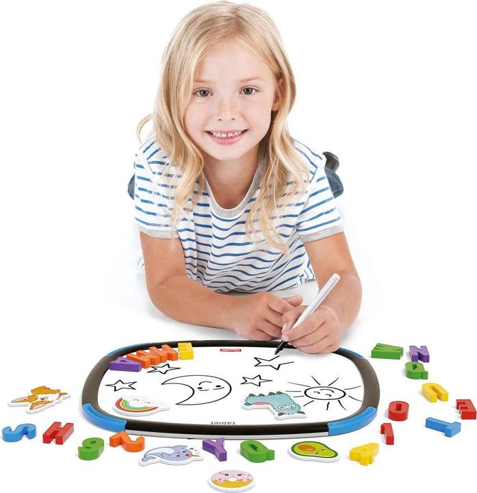 Actual product image Quercetti Magnet Tray Letters and Numbers