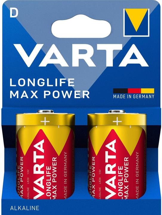 Varta Longlife Max Power D 2er Bli (2 pcs, D, 16500 mAh)