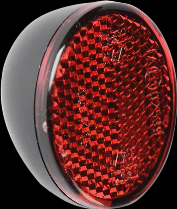 Busch & Müller Rückstrahler Heck ROT OVAL an Schutzblech inkl. Schrauben mi