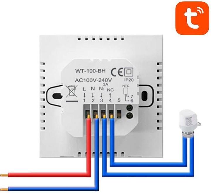 Immagine prodotto Avatto Termostato intelligente per il riscaldamento dell'acqua ZWT100 3A Zigbee Tuya