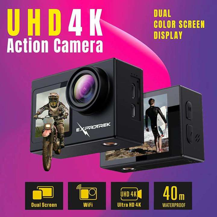 Image du produit Exprotrek Caméra sous-marine 4K (Noir) (60p, WiFi)