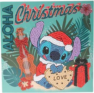 Image du produit Craft Buddy Christmas Aloha, carte 18x18cm Crystal Art