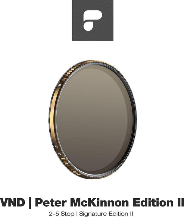 Actual product image PolarPro 2-5 Stop Variable Peter McKinnon Signature Edition II (95 mm, Neutral density filter)