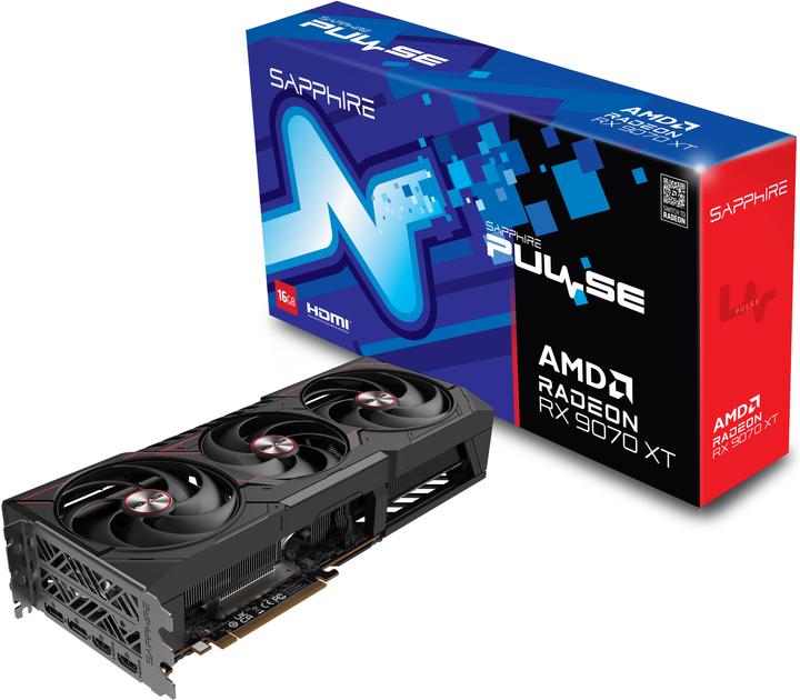 Image du produit Sapphire Pulse Radeon RX 9070 XT Gaming (16 Go)