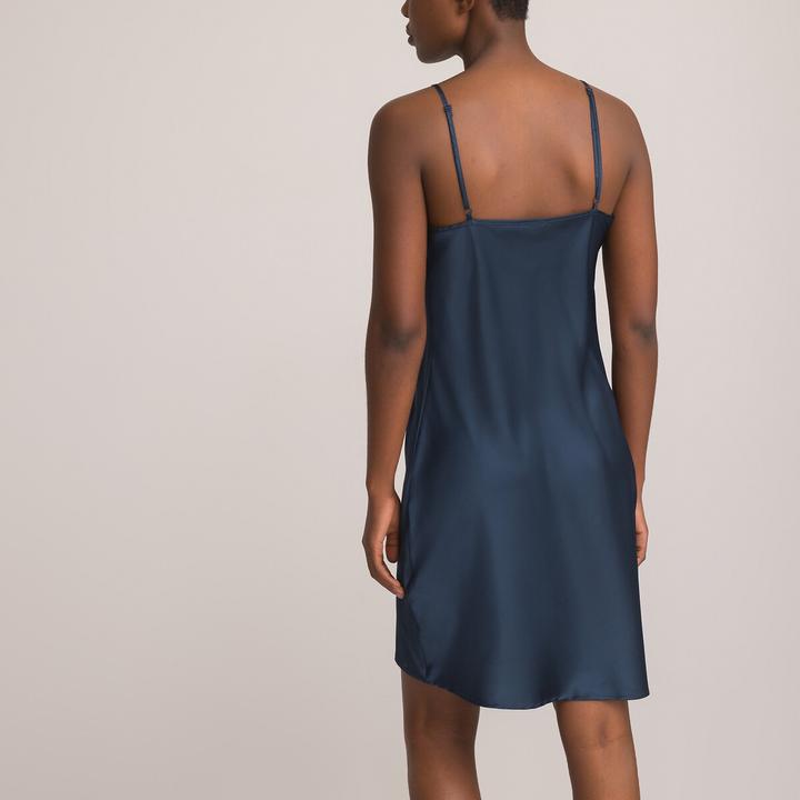 Produktbild La Redoute Collections Nachthemd mit schmalen Trägern (50)