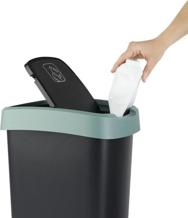 Actual product image Rotho Rubbish bag Rothau Twist 25L Black Dark Green (25 l)