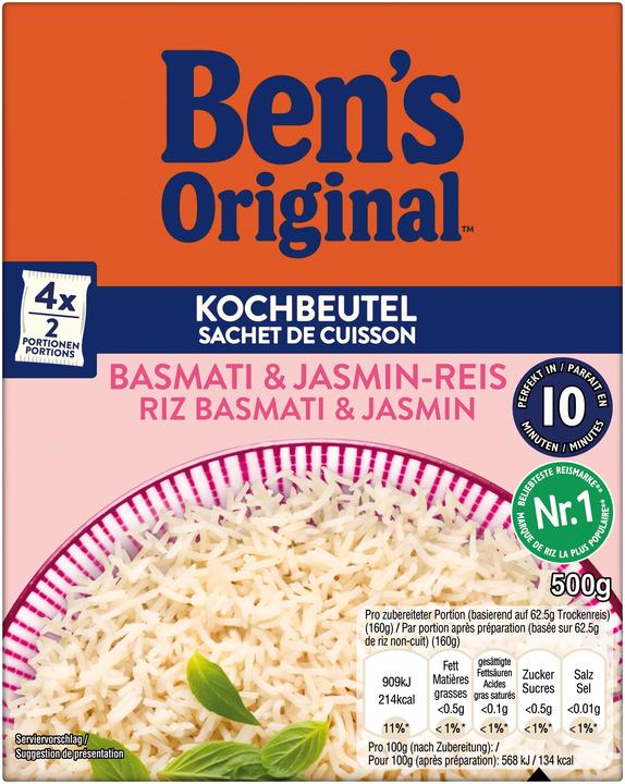 Produktbild Ben's Original Basmati & Jasmin Kbtl (500 g)