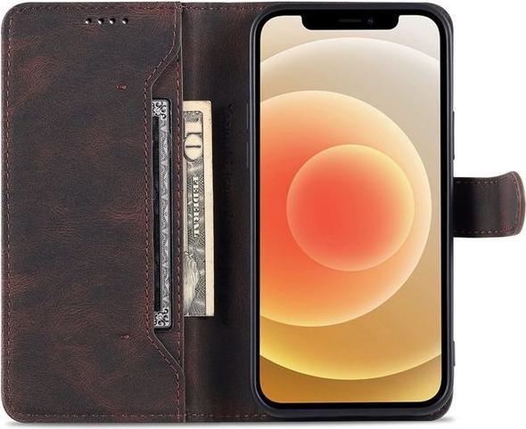 Actual product image MU Classic Retro Leather Bookcover Sleeve (Apple iPhone 14 Plus)