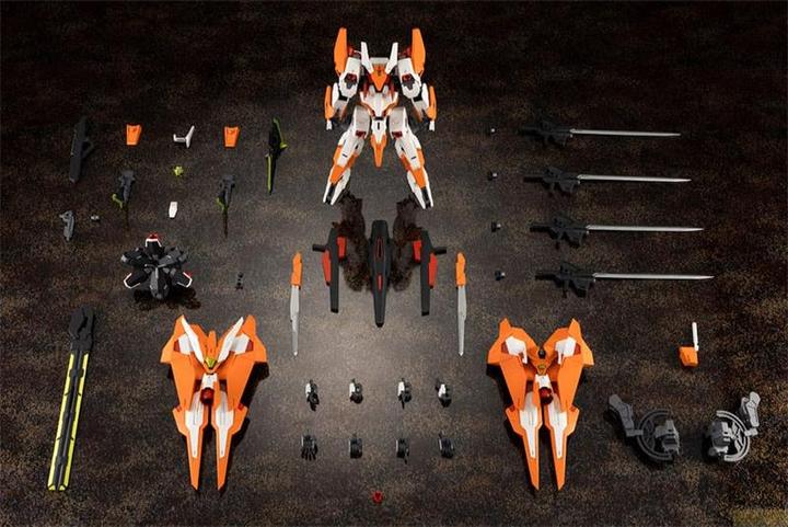 Produktbild Kotobukiya Frame Arms Plastic Model Kit 1/100 Baselard Zelfikar Full Option Set 16 cm
