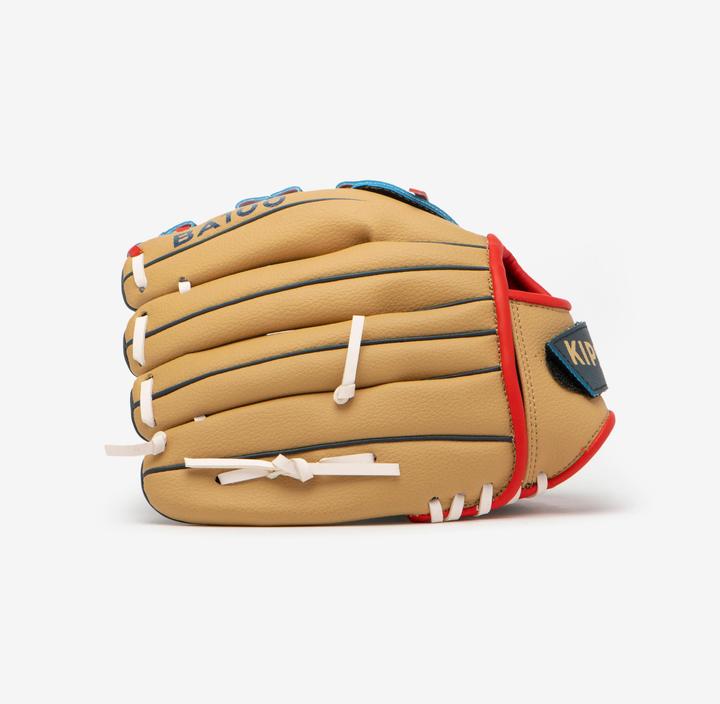Kipsta Kinder Baseball Handschuh Rechtswerfer - BA100 blau/beige (10.50")