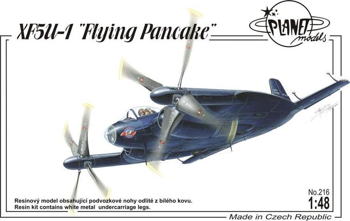 Actual product image Planet Models XF5U-1 Flying Pancake