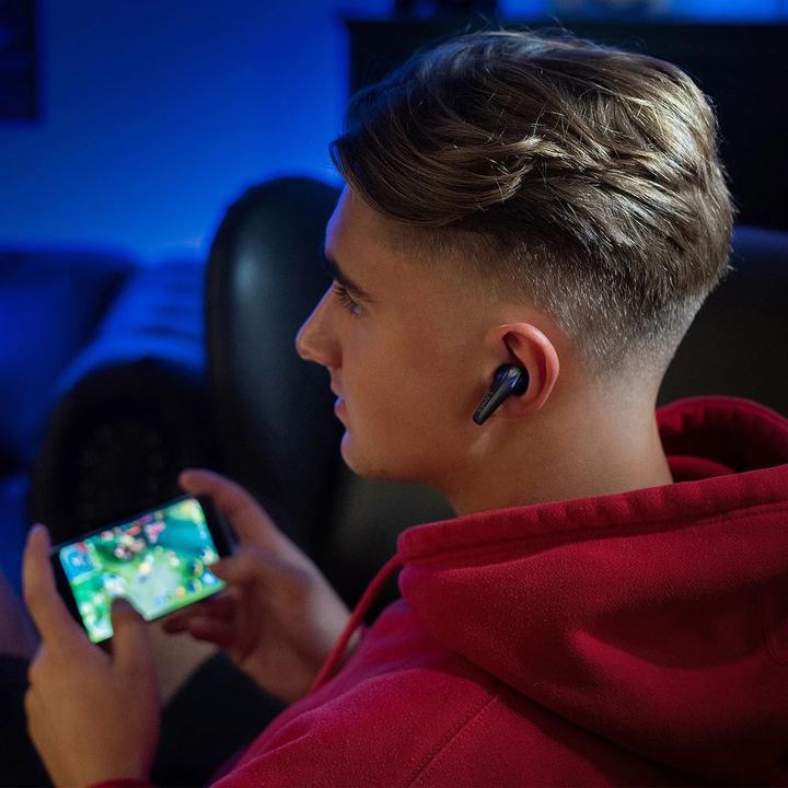 Actual product image Lamax LMXHNI1 headphones/headset True Wireless Stereo (TWS) In-ear Gaming Bluetooth Black (Wireless)