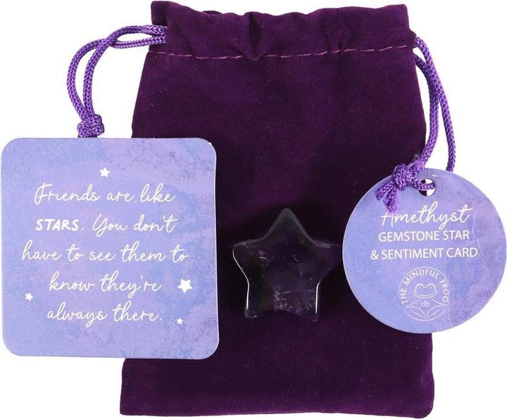 Produktbild Something Different DekoKristall Friends Are Like Stars Amethyst