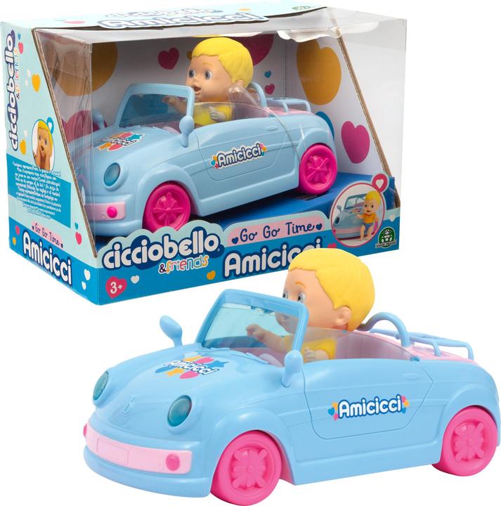 Image du produit Giochi Preziosi Cicciobello Amicicci Voiture transformable avec Mini personnage avec T-shirt et couche colorée