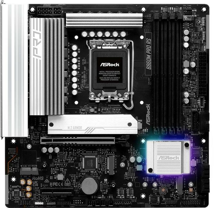 Produktbild AsRock B860M Pro RS DDR5 Intel S retail (LGA 1851, Intel B860, mATX)
