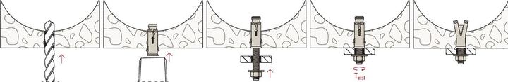 Actual product image Fischer Hollow ceiling anchor (25 pcs.)