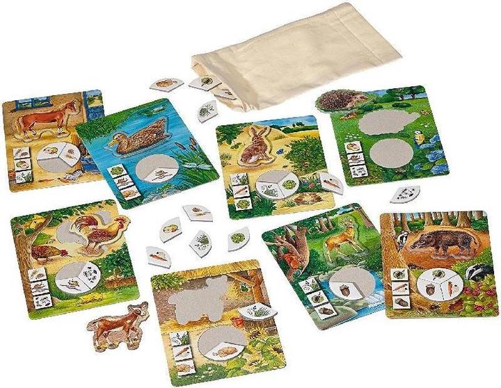 Actual product image Ravensburger Learning game feeding animals (German)