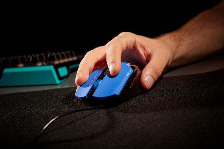 Produktbild Nacon Gaming GM-105 Maus Linkshändig USB Typ-A Optisch 2400 DPI (Kabelgebunden)