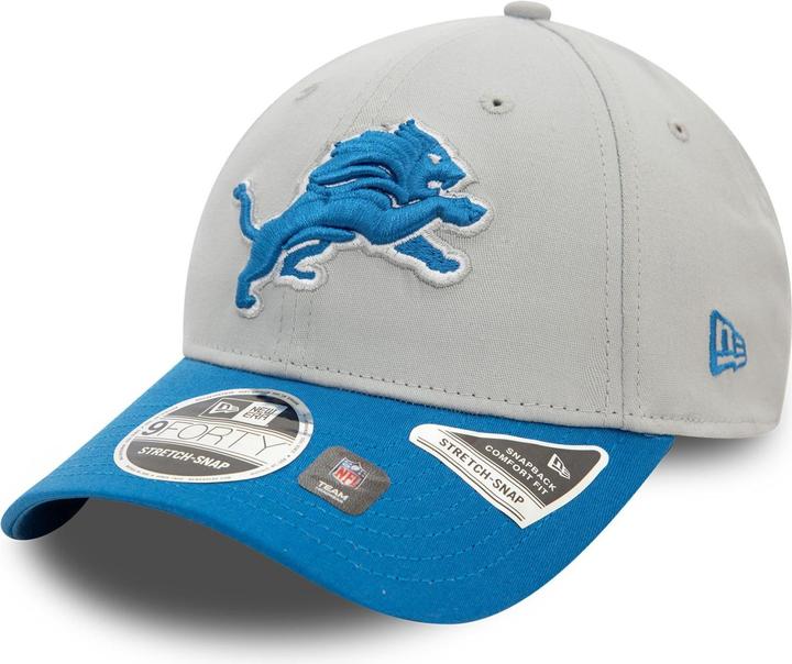 New Era 9Forty Stretch-Snap Cap - Detroit Lions (One Size)