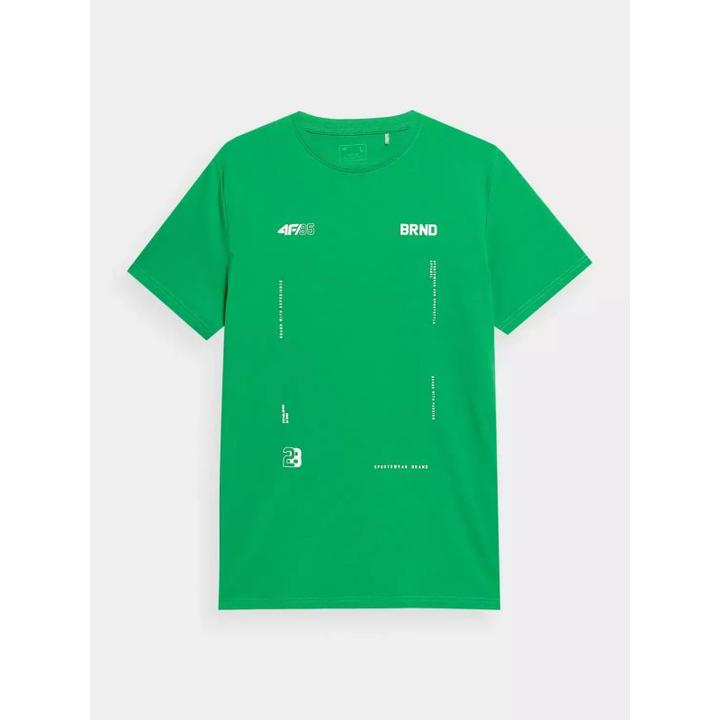 Image du produit 4F T-shirt vert pour homme SS23TTSHM311 41S (S) (S)