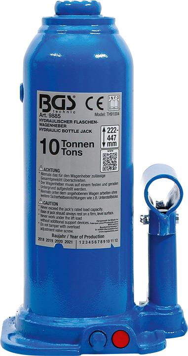 Produktbild BGS Hydraulischer Flaschen-Wagenheber 10 t