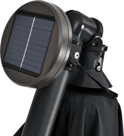 Produktbild Juskys Ampelschirm Brazil mit LED und Kurbel (3.50 m)