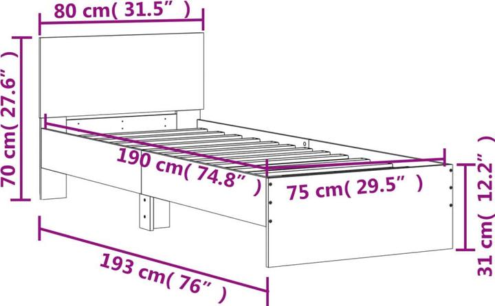 Immagine prodotto VidaXL Letto (160 x 200 cm)