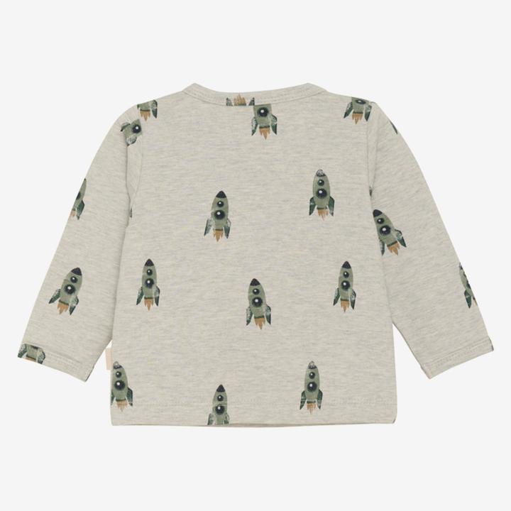 Image du produit Minymo Sweat-shirt à manches longues Fusée en bambou (68)