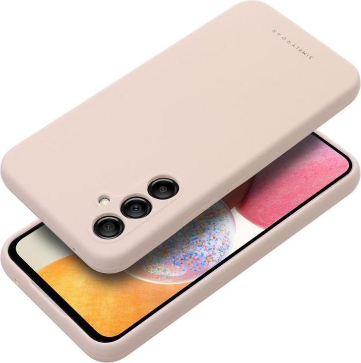 Actual product image Roar Back panel cover case CLOUD SKIN for SAMSUNG A14 4G / A14 5G Light Pink (Samsung Galaxy A14 5G, Samsung Galaxy A14)