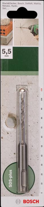 Image du produit Bosch Zubehör Foret marteau SDS plus D= 5,5 mm L= 110 mm (5,5 mm)