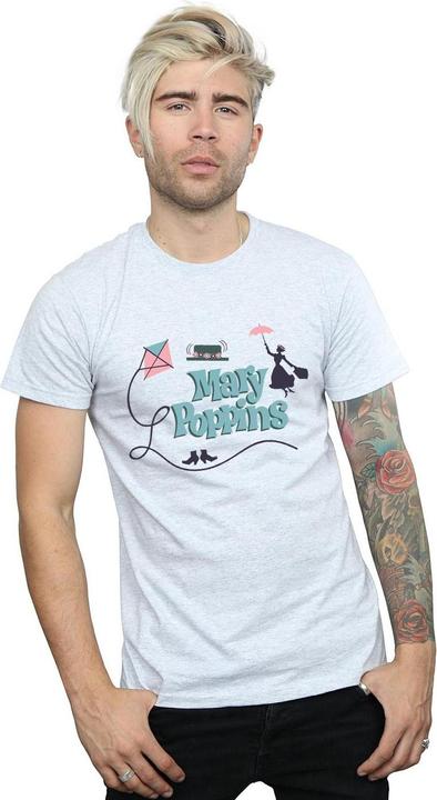 Immagine prodotto Disney Mary Poppins Logo Maglietta Uomo (L)