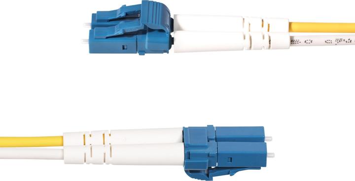Actual product image StarTech com 1m (3ft) LC to SC(UPC) OS2 Single Mode Duplex Fiber Optic Cable, 9/125µm, Laser Optimiz (UTP, CAT7, 1 m)
